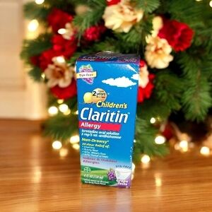 NIB SEALED Children's Claritin Allergy Non-Drowsy Oral Solution  grape flavor